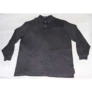 Polo By Ralph Lauren Men's Long Sleeve‎ Polo Gray Shirt Size 3XLT Big Tall